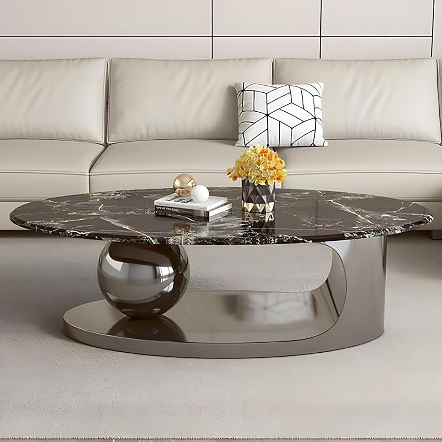 Handmade Premium Oval Coffee Table