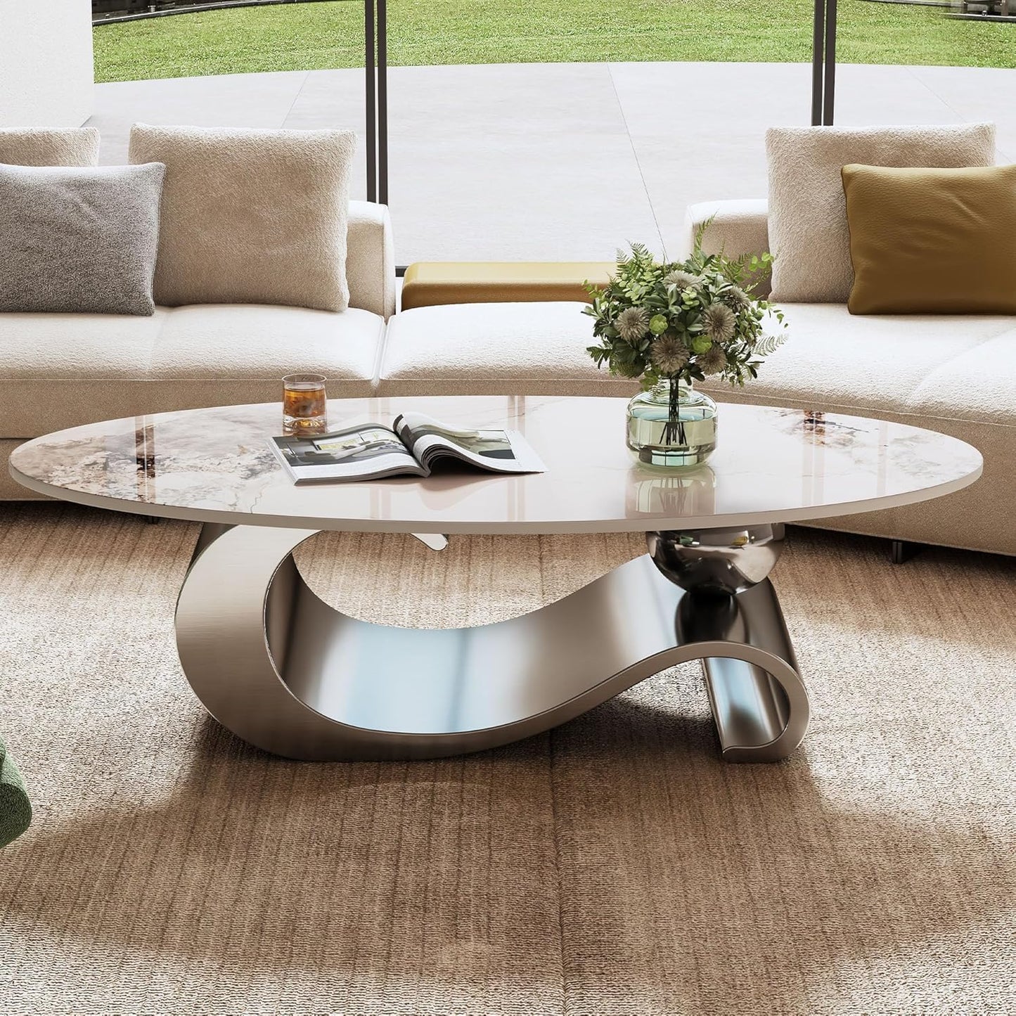 Large Oval Premium Coffee Table