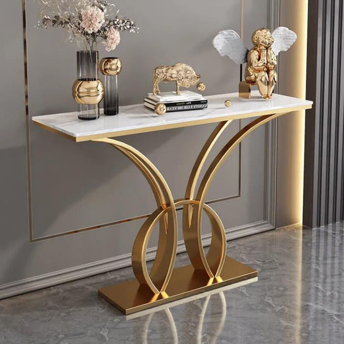 Premium Stainless Steel Frame Console Table