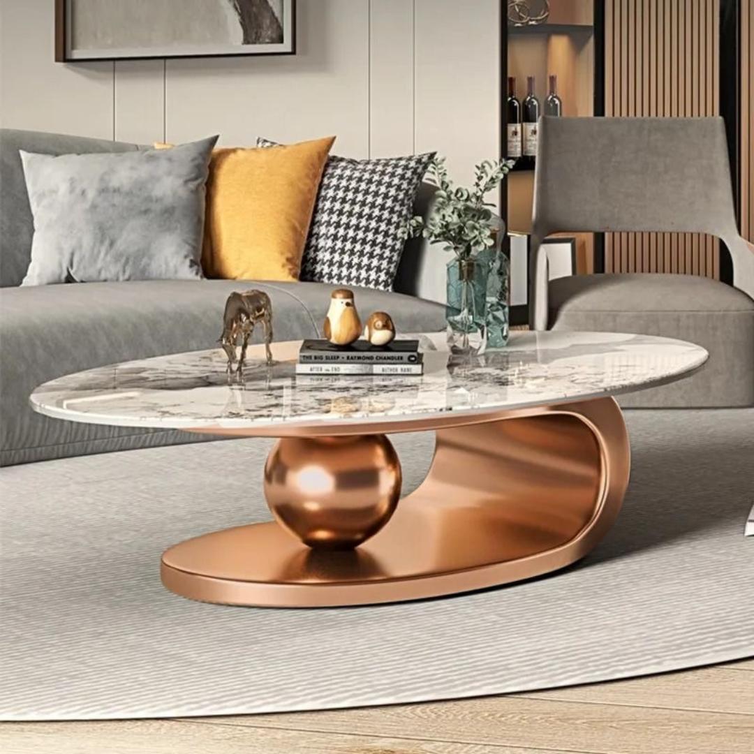 Handmade Premium Oval Coffee Table