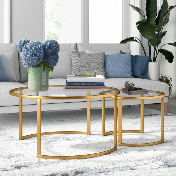 Home Farmhouse Accent Nesting Coffee Central Table