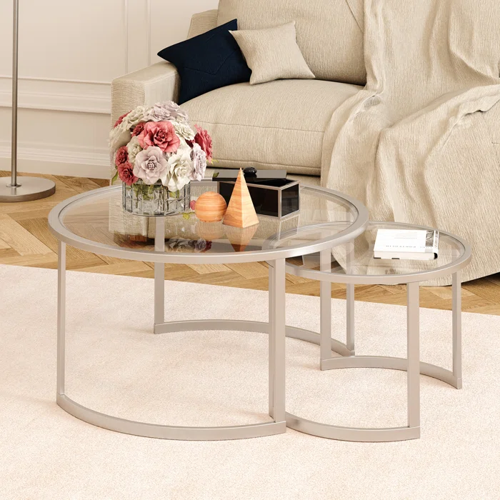 Home Farmhouse Accent Nesting Coffee Central Table