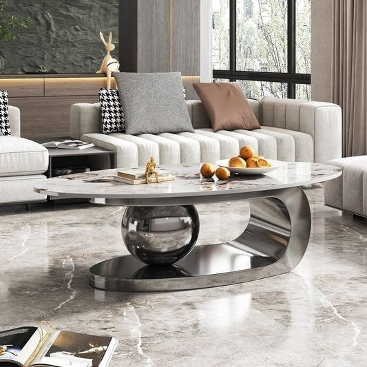 Handmade Premium Oval Coffee Table