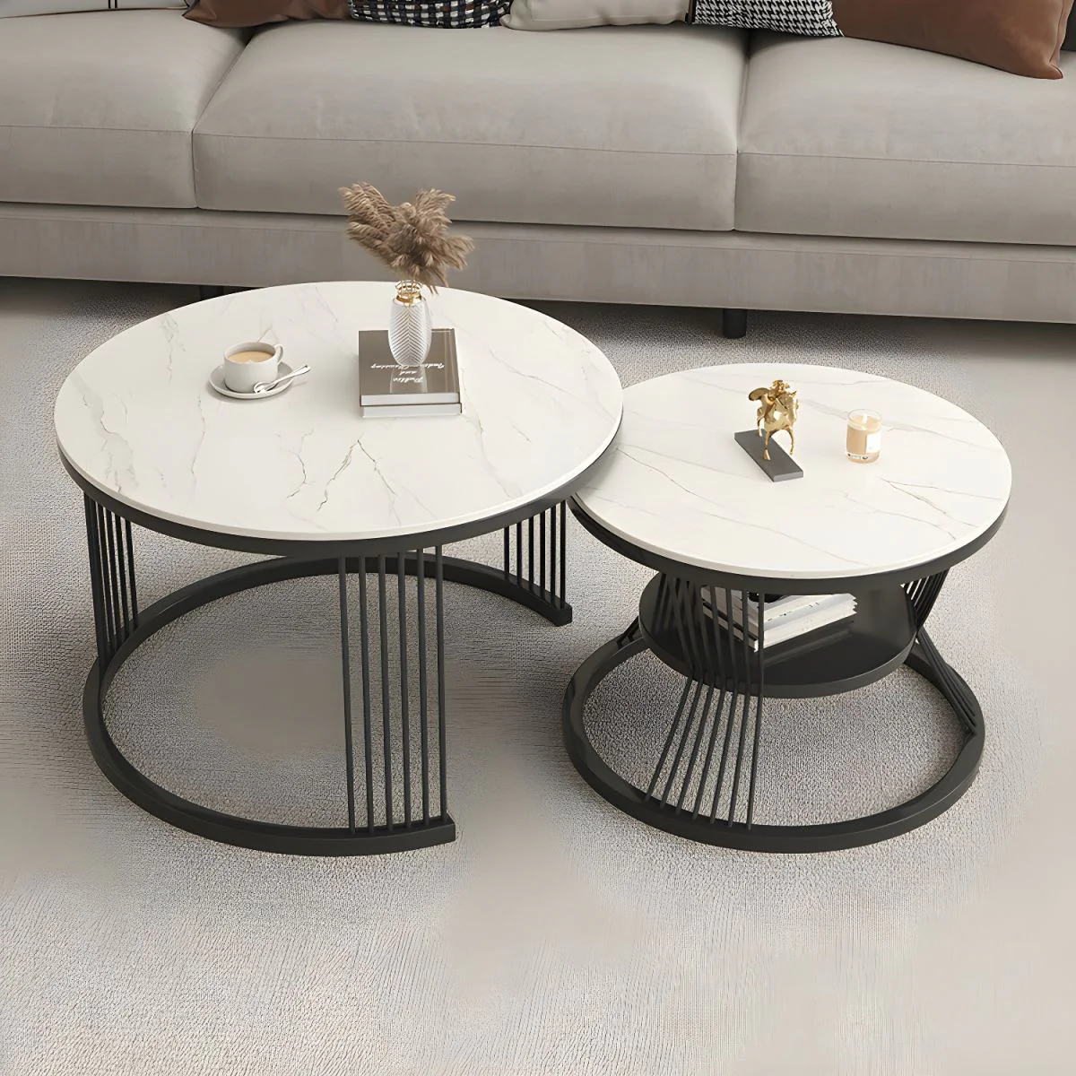 Decorative Nesting Sofa Center Coffee Table