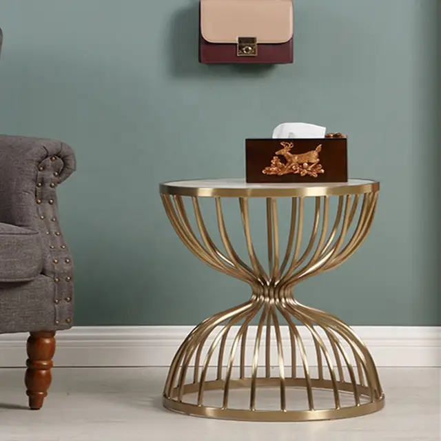 Modern Luxury Drum Side Table