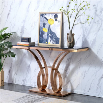Premium Stainless Steel Frame Console Table
