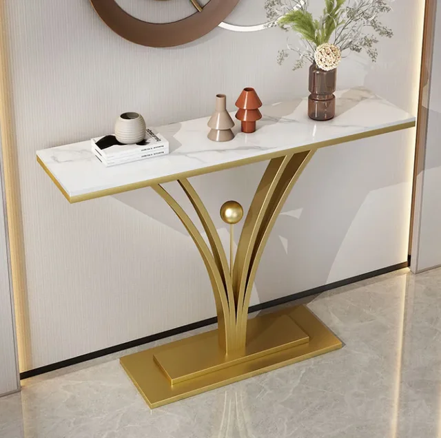 Modern Industrial Console Table