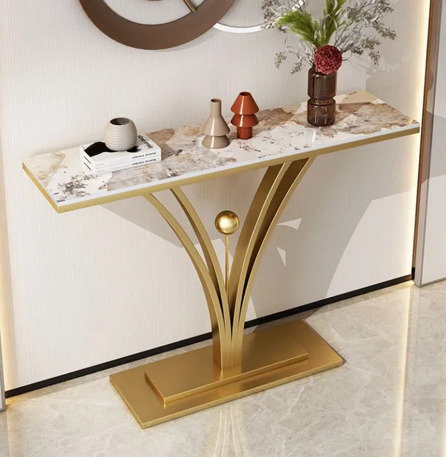 Modern Industrial Console Table