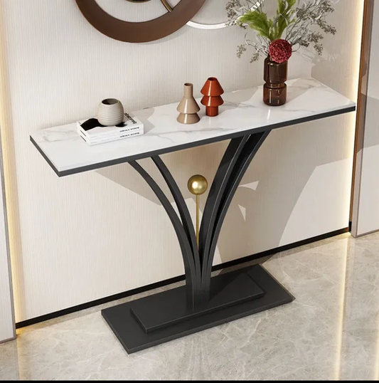 Modern Industrial Console Table