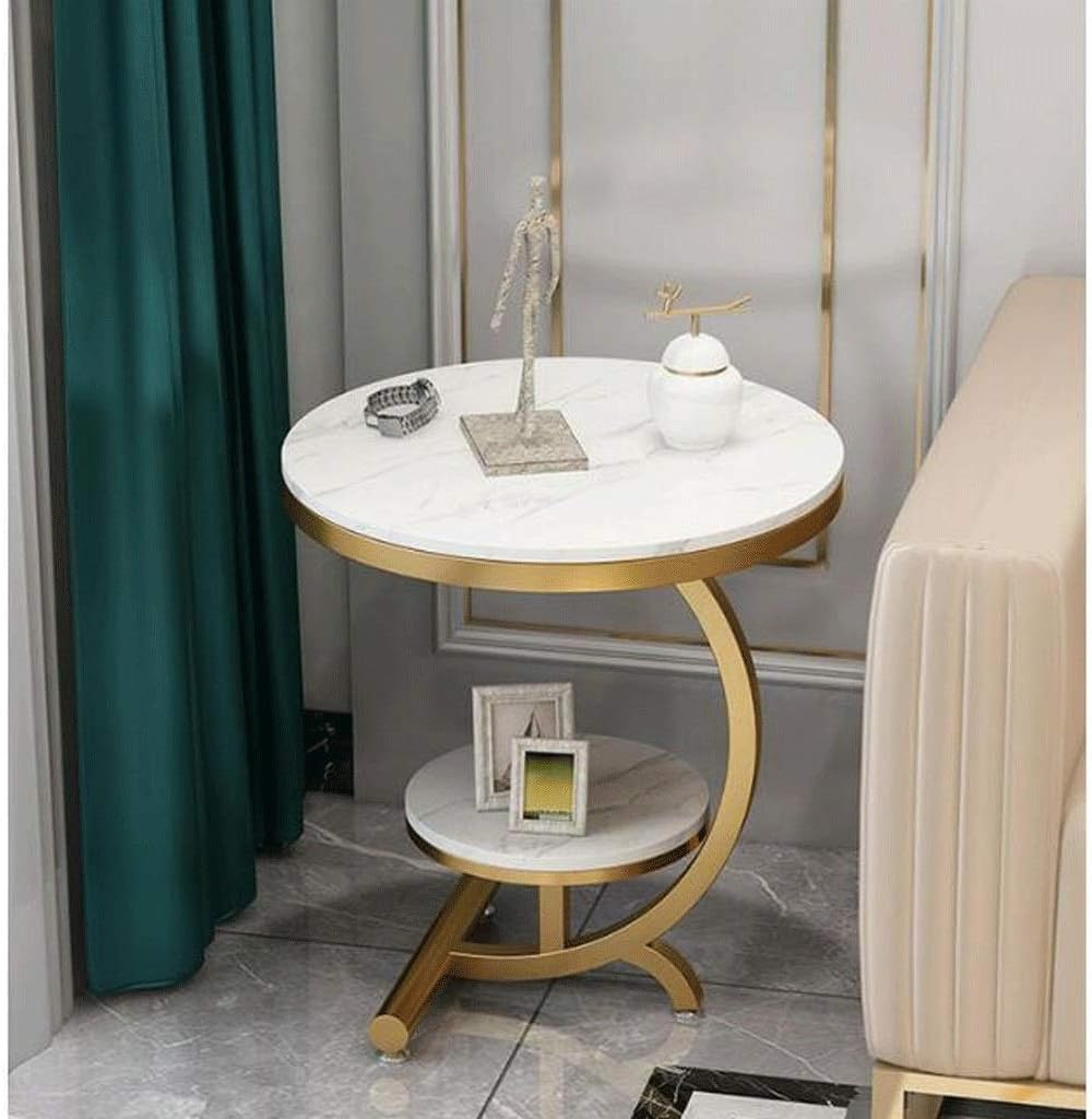 2 Tier Round Side Table