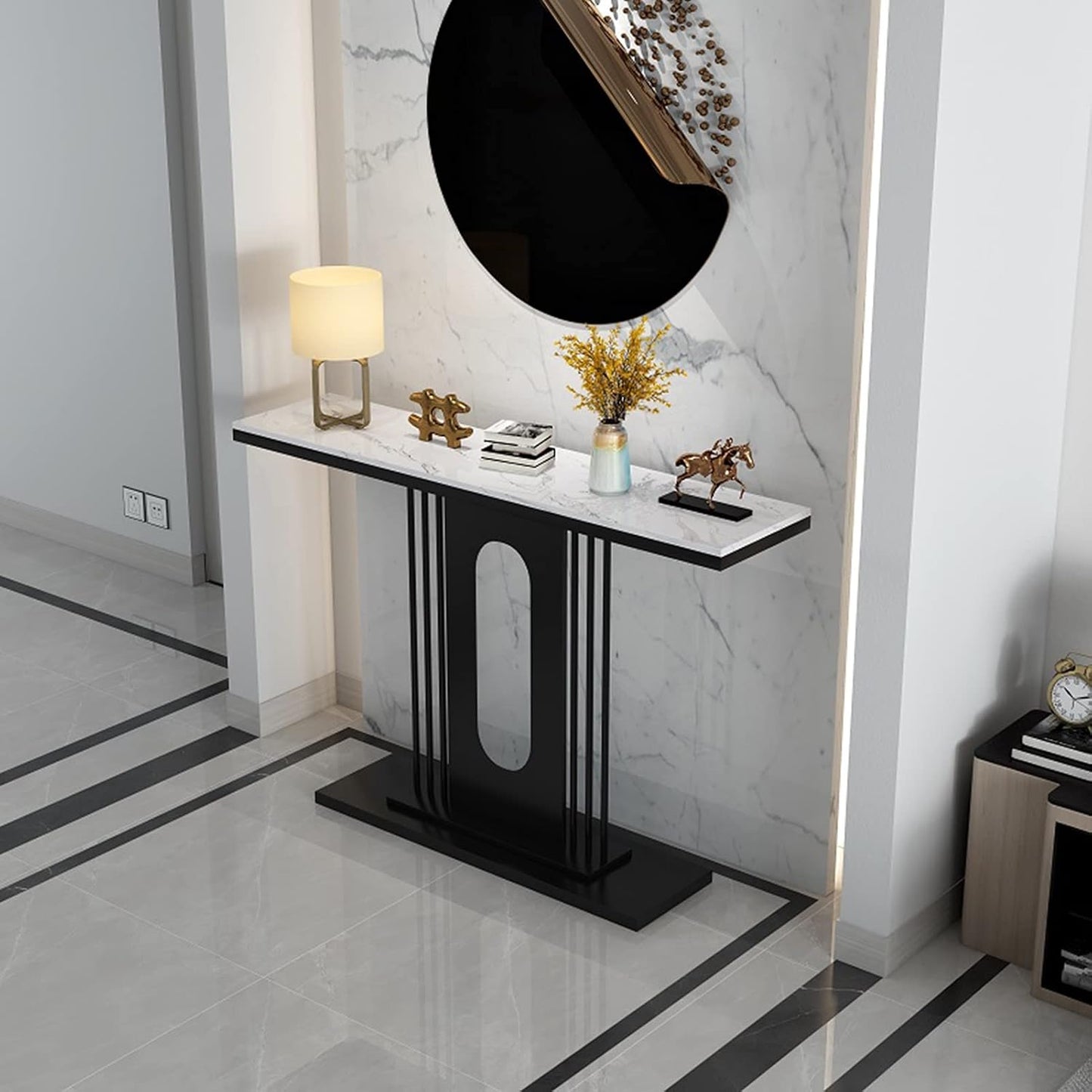 Console Table Entrance Table Wrought Iron Table