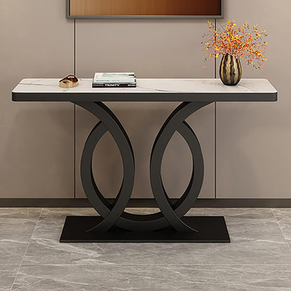 Console Table with Geometric Base