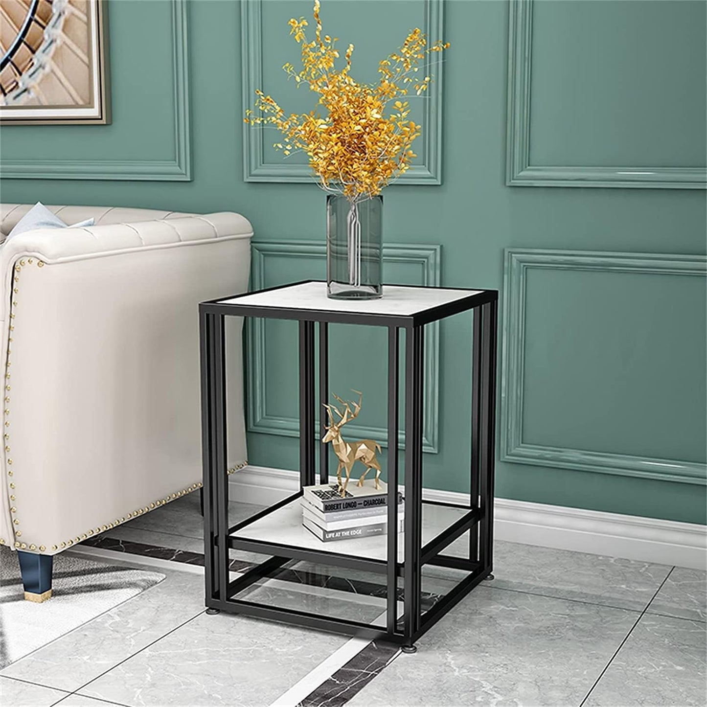 Modern Simple Side Table With Storage