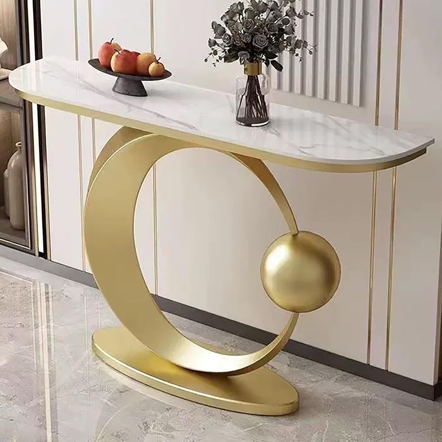 Casual Half Circle Premium Console Table