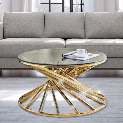 Sculptural Stright Coffee Table