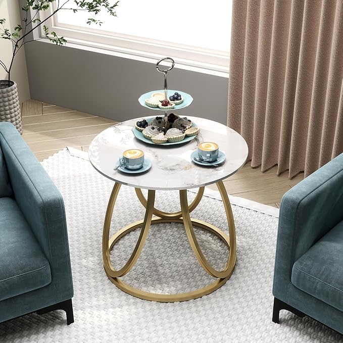 Ring-Shaped Frames Side Table