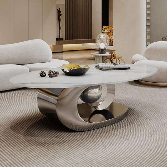 Oval Shape Centre Table
