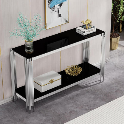 Tempered Glass Console Tables for Living Room