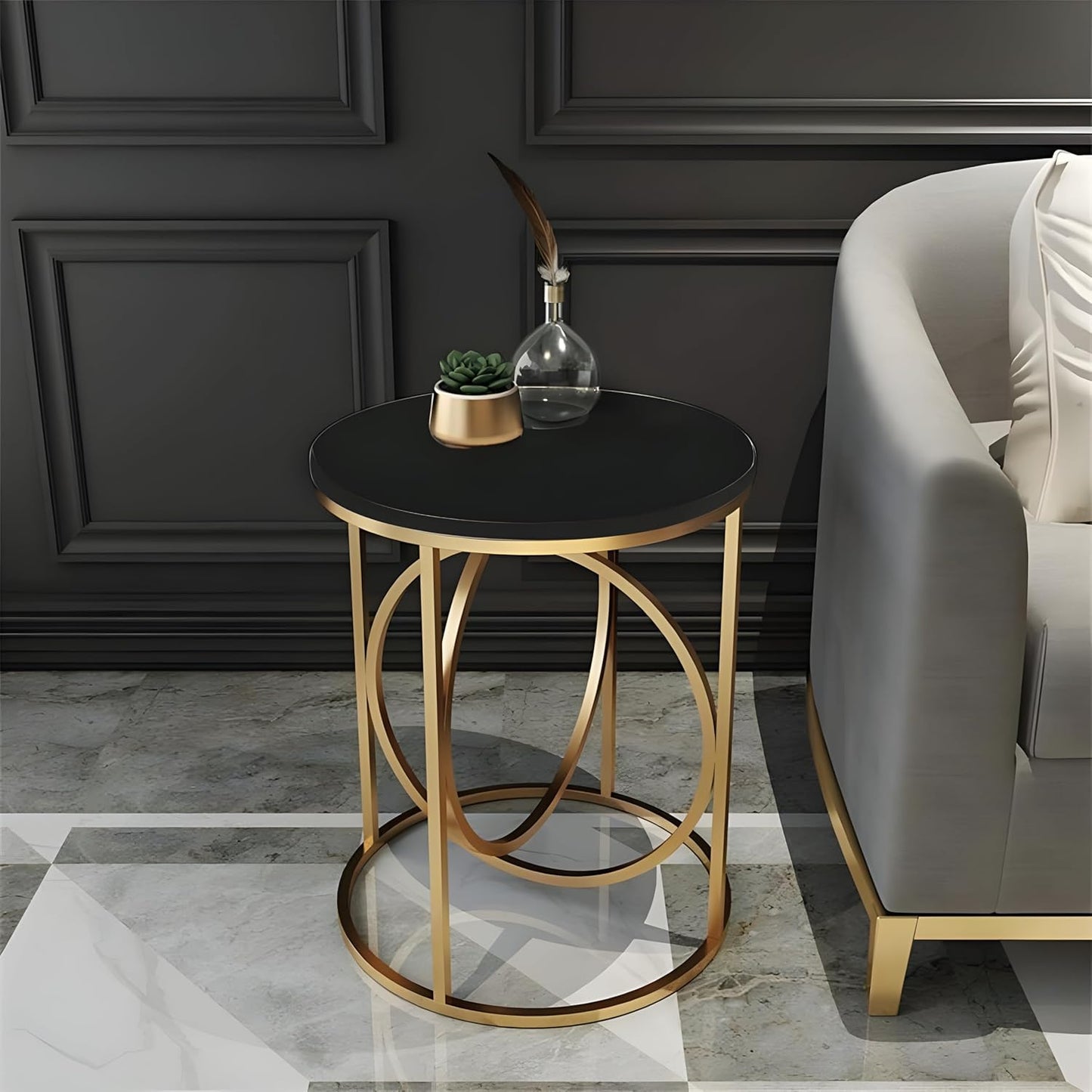 Round Modern Side Table