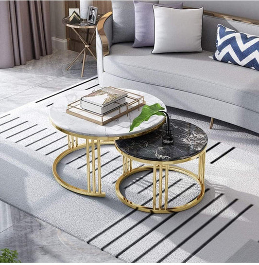 Round Nesting Coffee Sofa Table