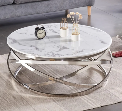 Decoration Round Zigzag Coffee Table