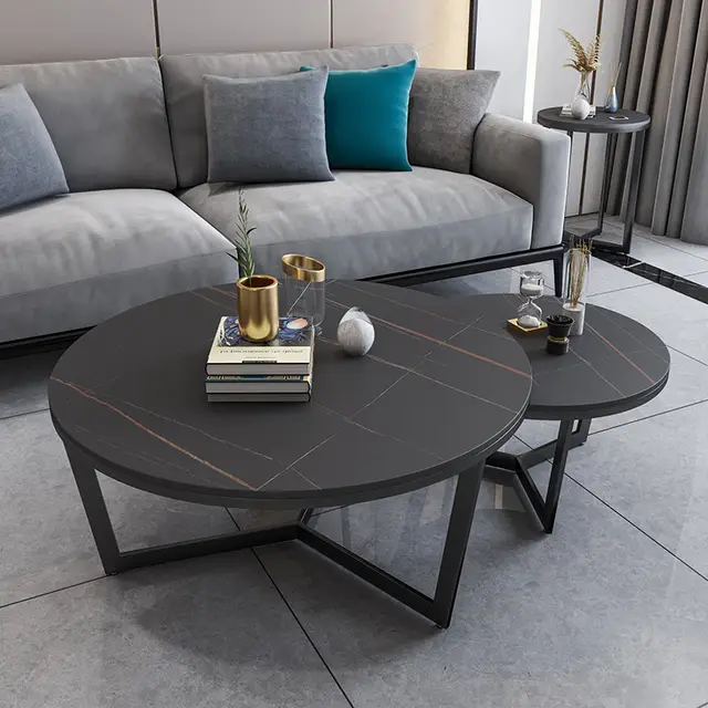Triangle Base Stick Nesting Coffee Table