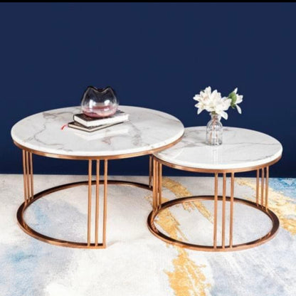 Round Nesting Coffee Sofa Table