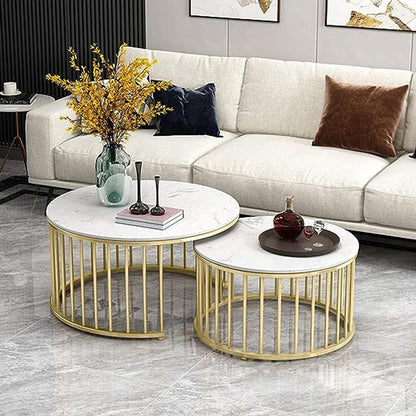 Golden Stick Nesting Coffee Table