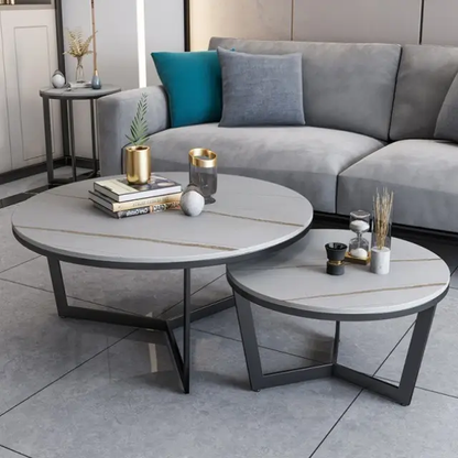 Triangle Base Stick Nesting Coffee Table