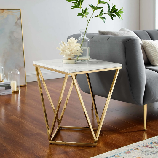 V Shape Side Table