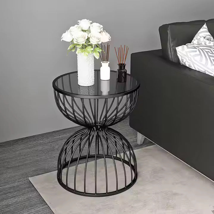 Modern Luxury Drum Side Table