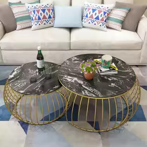 Drum Oval Nesting Coffee Table