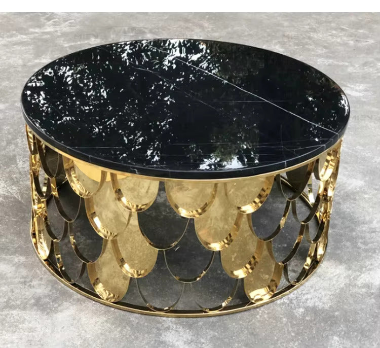 Modern Round Designer Luxury Center Coffee Table