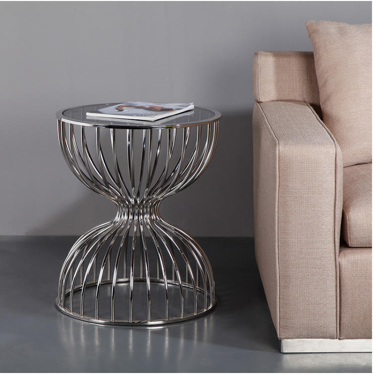 Modern Luxury Drum Side Table