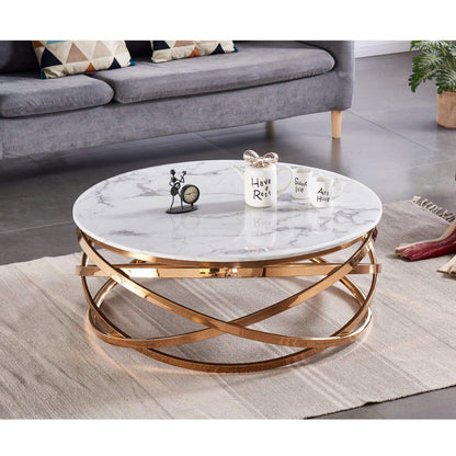 Decoration Round Zigzag Coffee Table