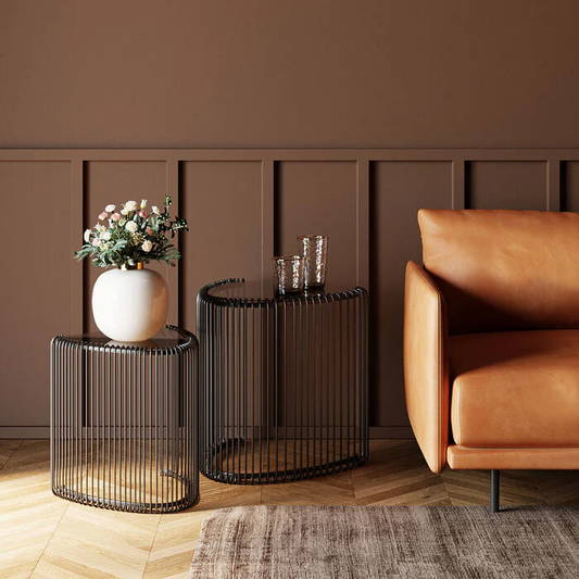 Wire Triangle Nesting Table