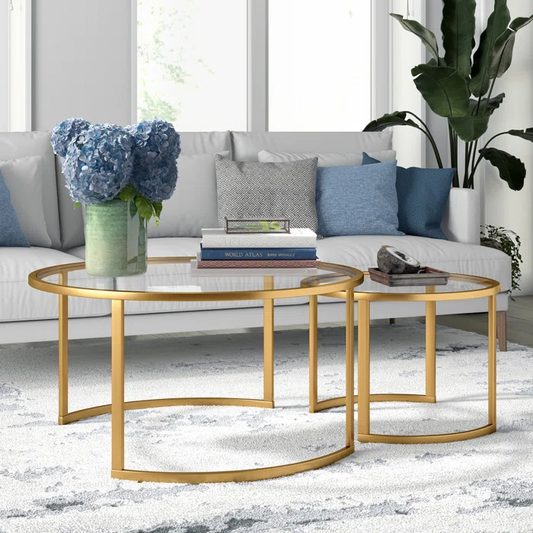 Home Farmhouse Accent Nesting Coffee Central Table