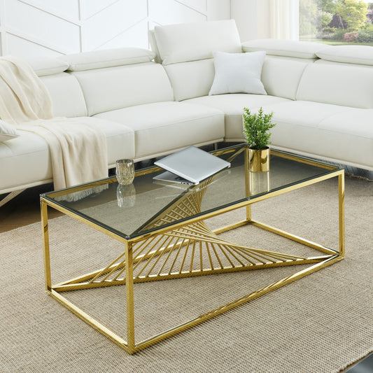 Modern Rectangular Coffee Accent Table