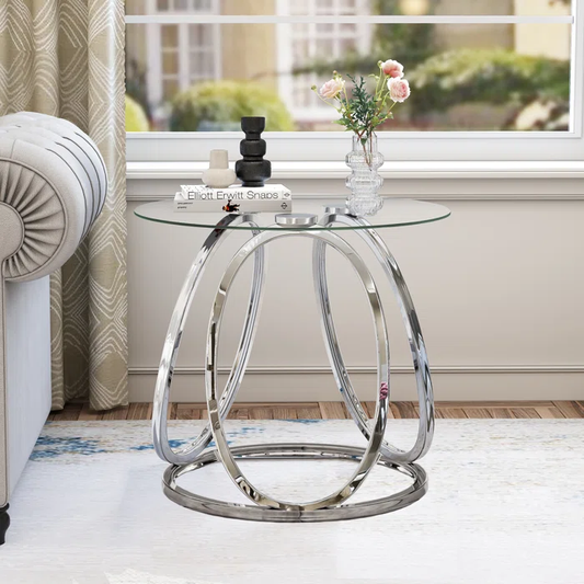 Ring-Shaped Frames Side Table