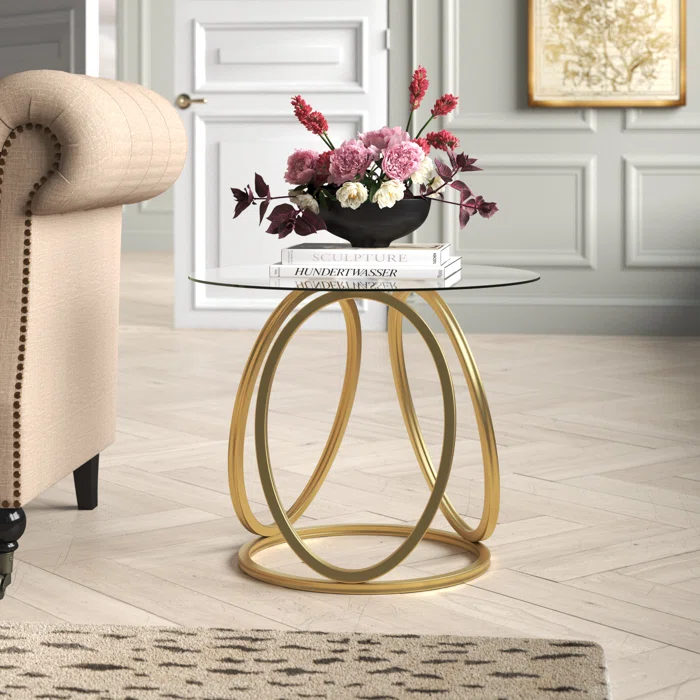 Ring-Shaped Frames Side Table