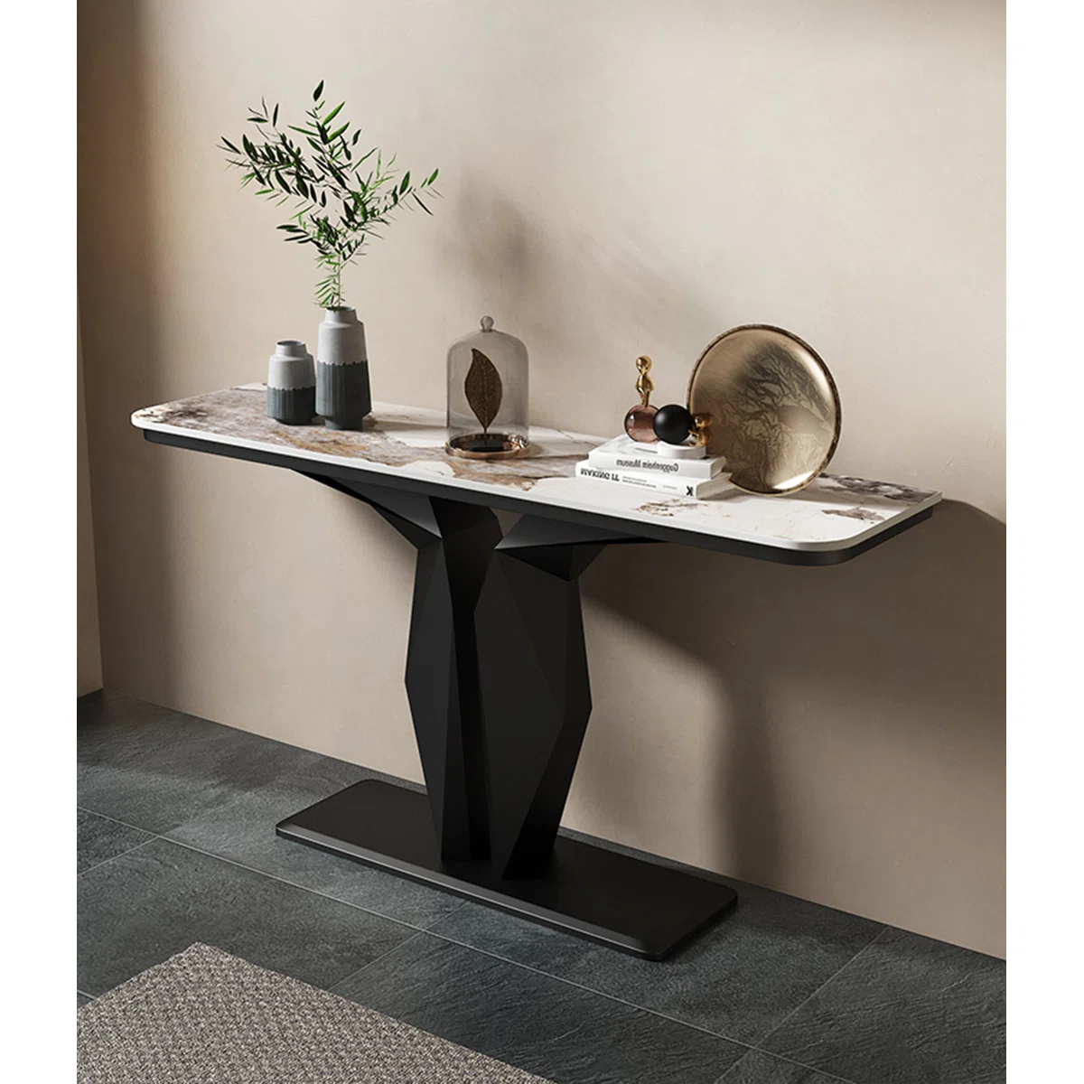 Console Rectangle-Entryway-Entrance-Staircase