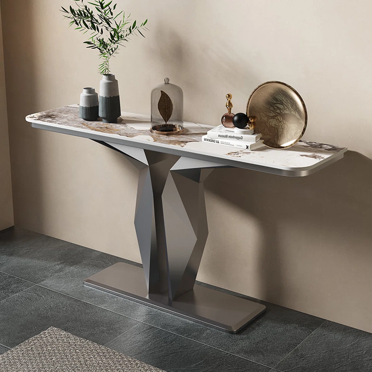Console Rectangle-Entryway-Entrance-Staircase