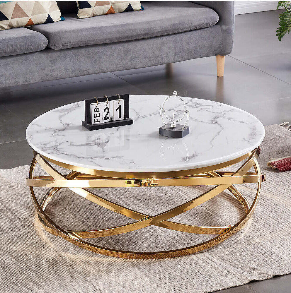 Decoration Round Zigzag Coffee Table
