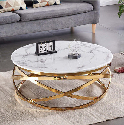Decoration Round Zigzag Coffee Table