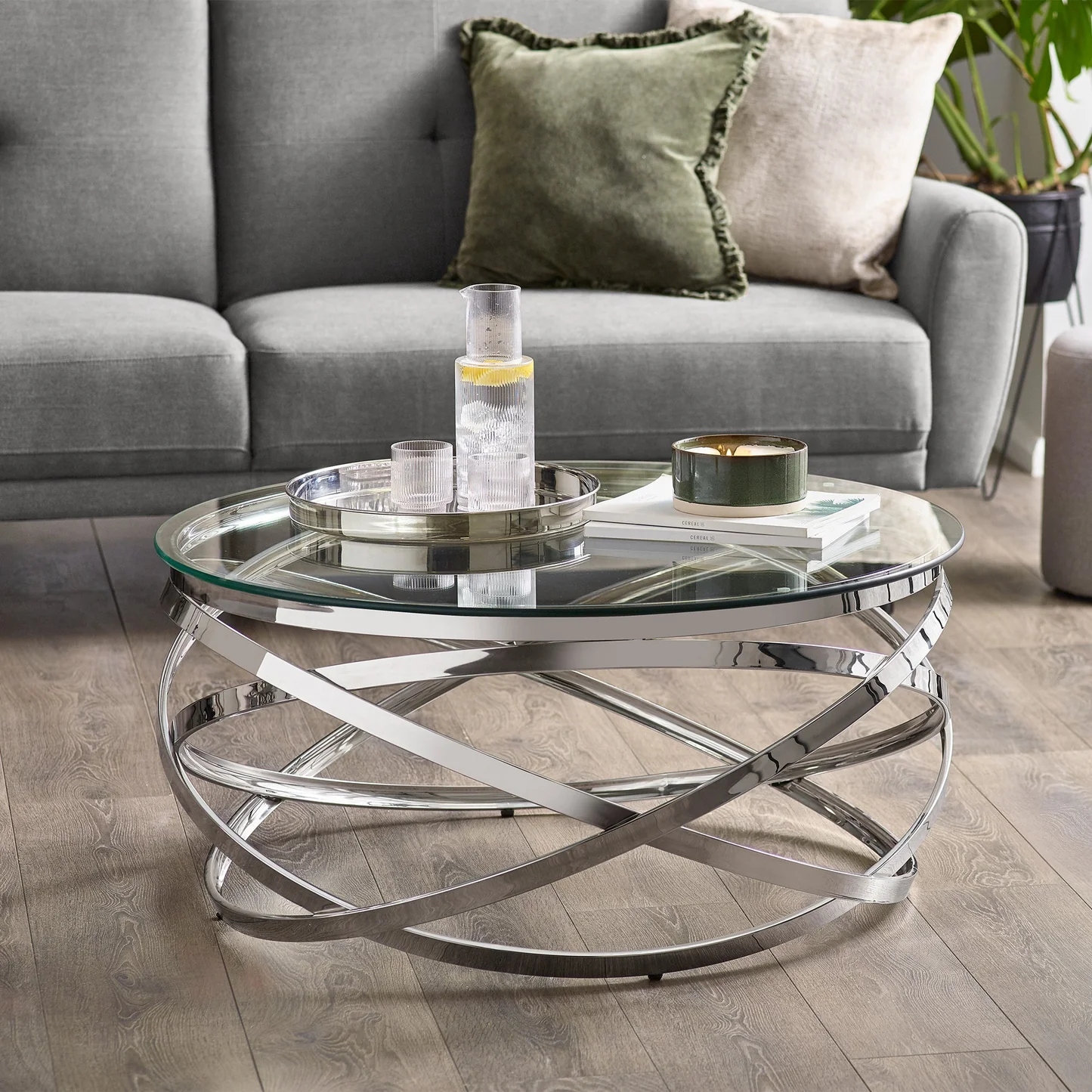 Decoration Round Zigzag Coffee Table