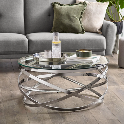 Decoration Round Zigzag Coffee Table