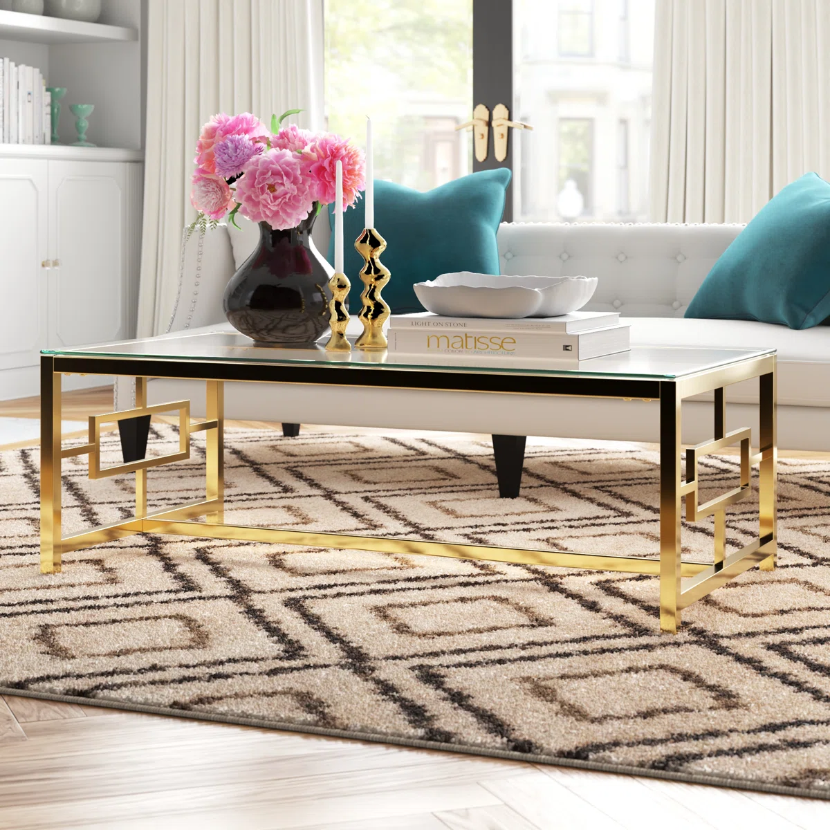 Metal Rectangle Sofa Table