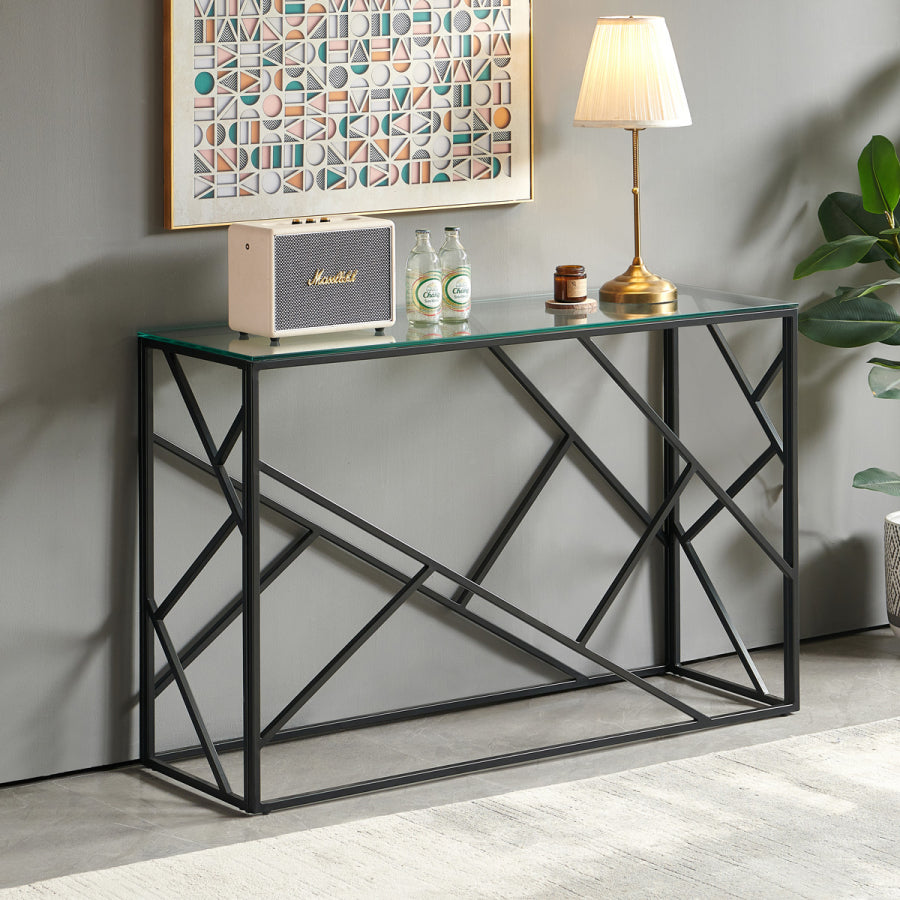 Contemporary Star Frame Hall Console Table