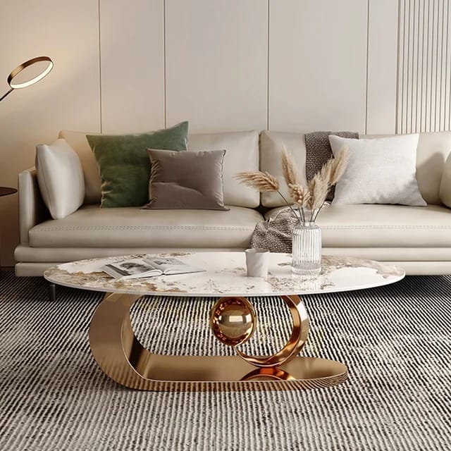 Oval Shape Centre Table