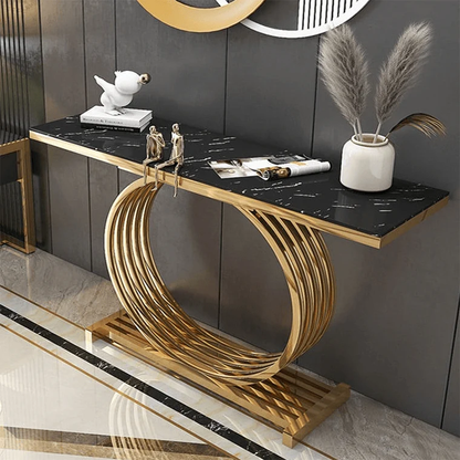 Posh Metal Console Table